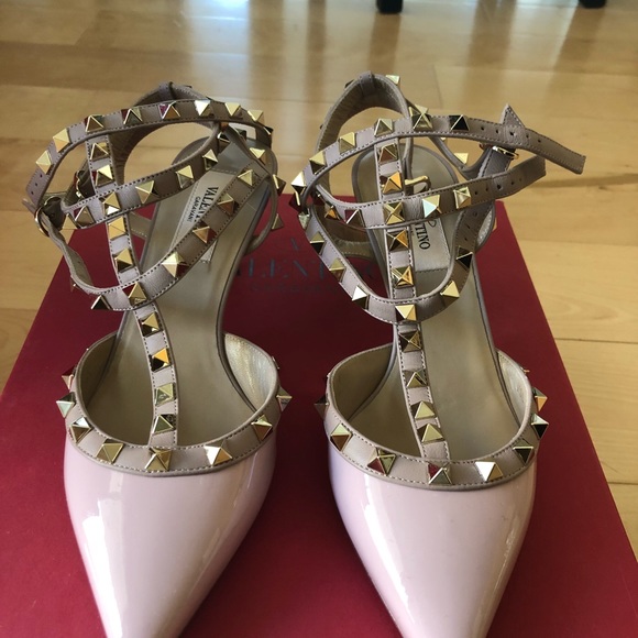 Brand New Valentino Rockstud ankle strap pump - Picture 2 of 5